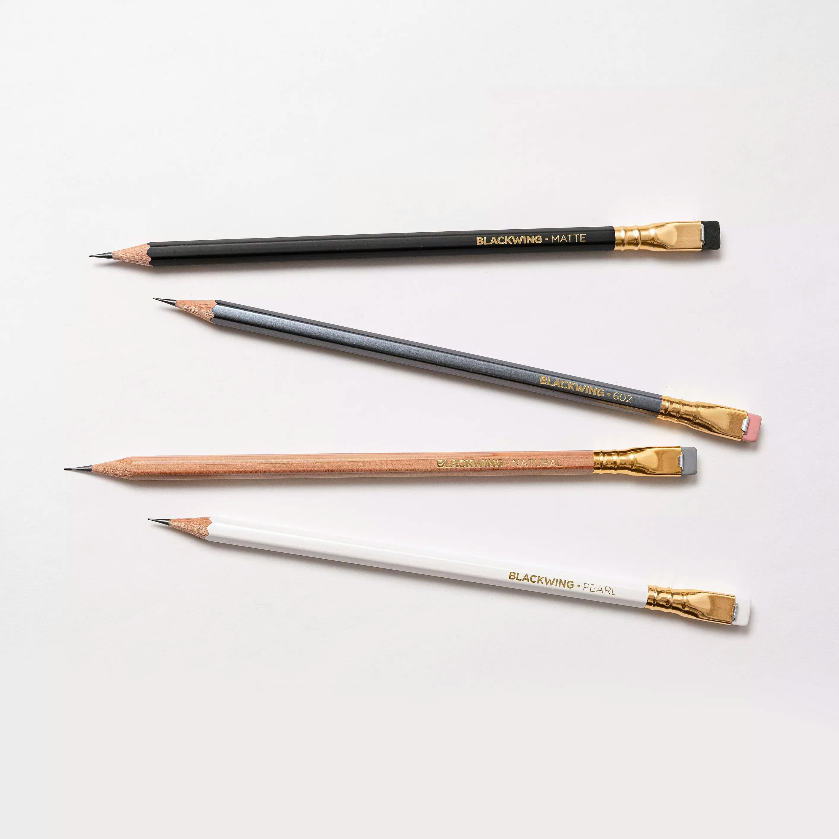 Four Blackwing pencils